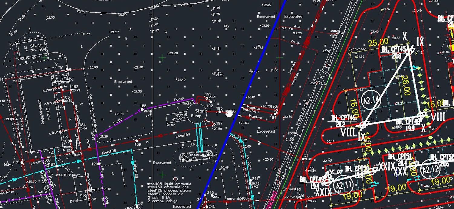 перевод чертежа с автокада результат